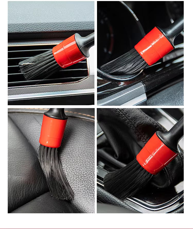 New Ultra Flexible Car Detailing Brush Set 5 PCS Car Care Cleaning Tools 5PCDB