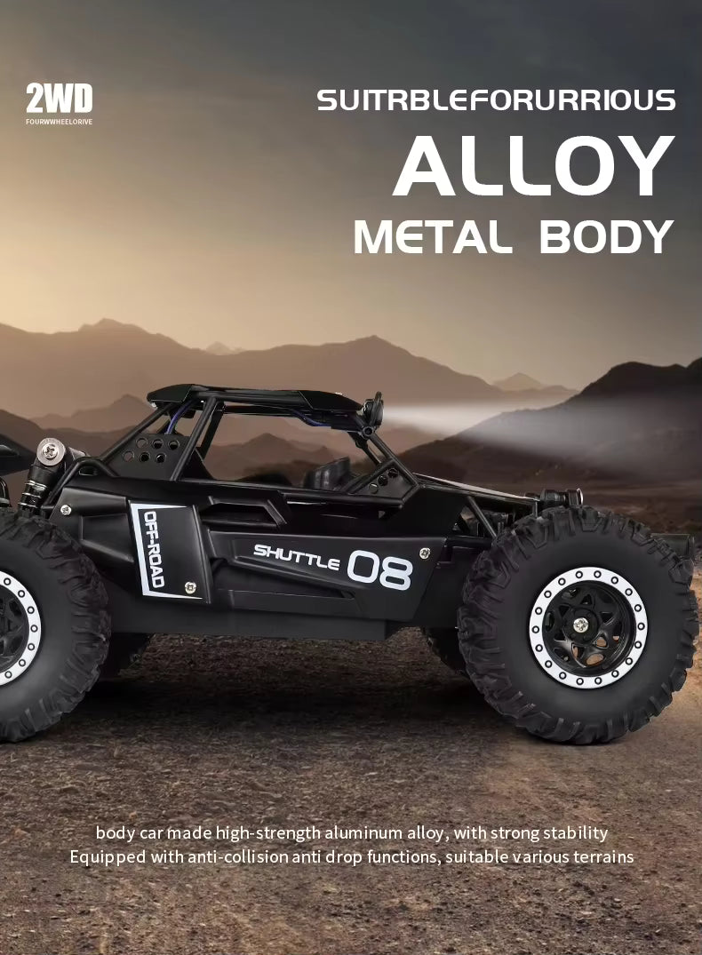 1:20 Scale 2.4G Diecast Stunt RC Car – 5 Channel Remote Control Car with LED Lights CPS320030