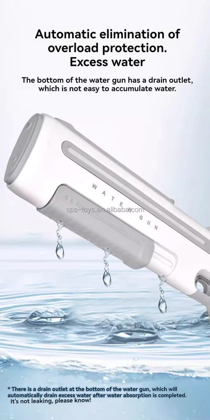 Electric Water Gun Self Priming Automatic Kids Outdoor Water Blaster CPS302954