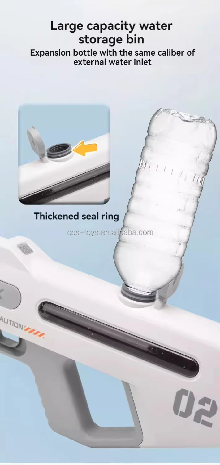 Electric Water Gun Self Priming Automatic Kids Outdoor Water Blaster CPS302954