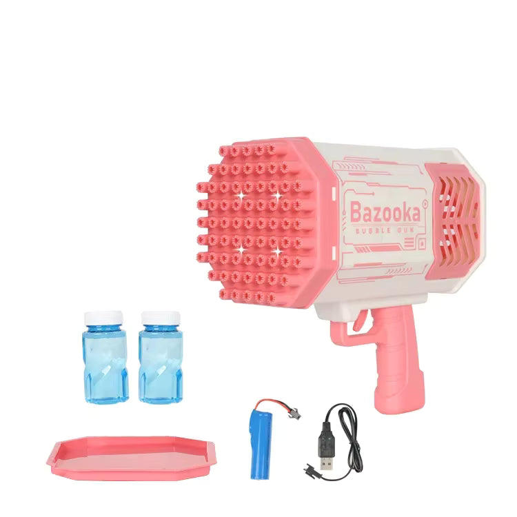 69 Hole Automatic Bubble Gun Machine High Output Bubble Blower Toy CPS339220