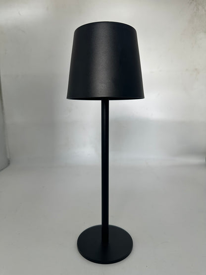 Rechargeable Touch LED Table Lamp 3-Color Dimming Metal Desk Light Black White HBMTGGTD09