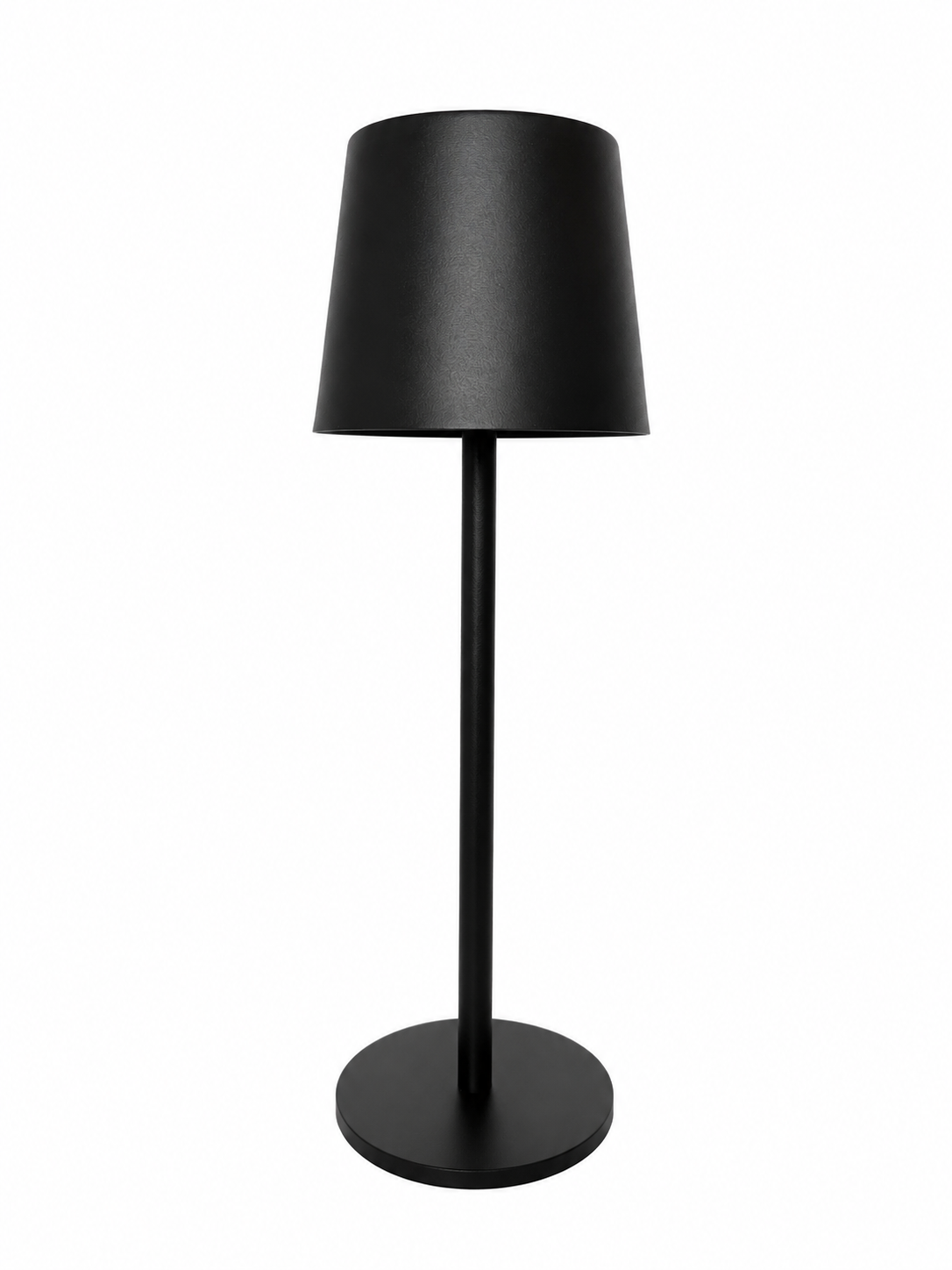 Rechargeable Touch LED Table Lamp 3-Color Dimming Metal Desk Light Black White HBMTGGTD09