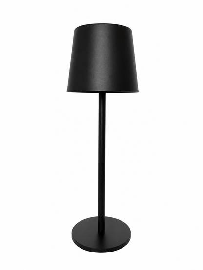 Rechargeable Touch LED Table Lamp 3-Color Dimming Metal Desk Light Black White HBMTGGTD09