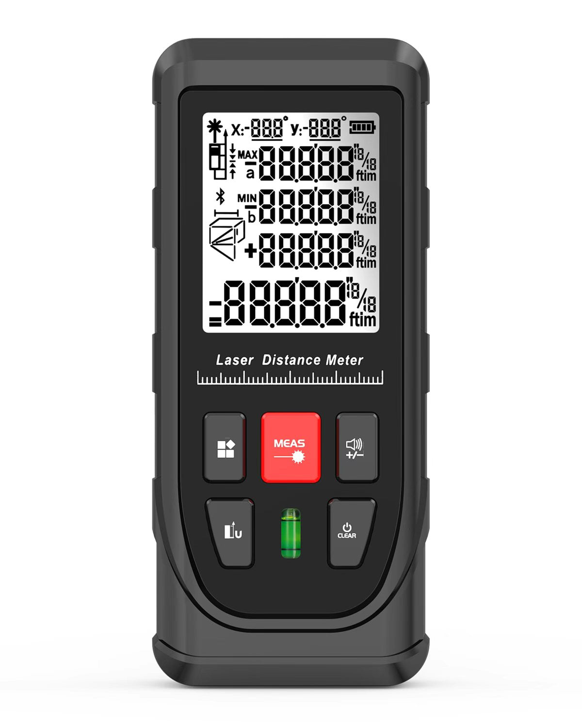 Laser Distance Meter – 50m/165ft Digital Measure Tool for Construction ...