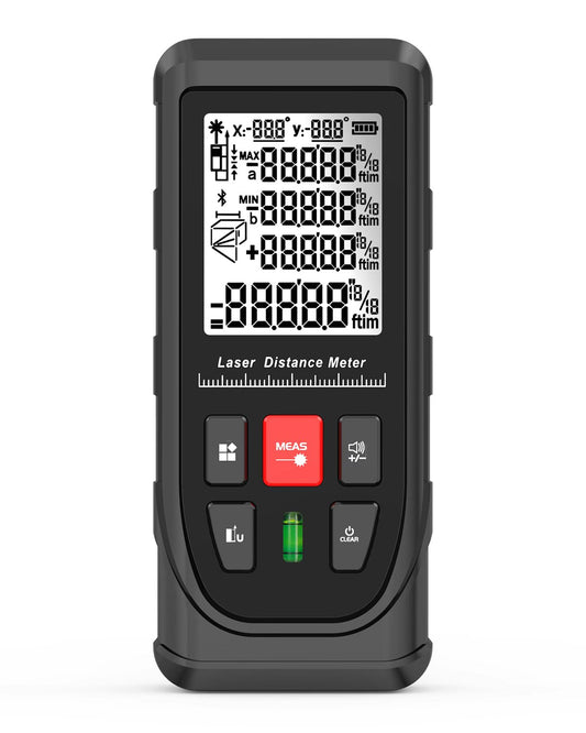 Laser Distance Meter – 50m/165ft Digital Measure Tool for Construction & DIY Projects HY50