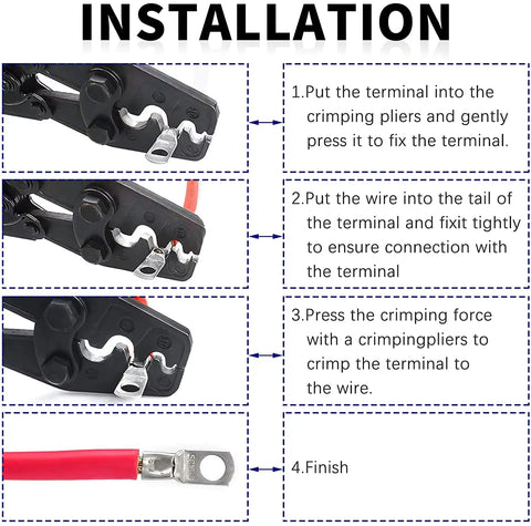 140pcs Wire Connector Tinned Terminals Combination Set FS090212