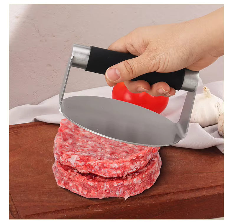 Stainless Steel Burger Press – Heavy Duty Hamburger Patty Maker Kitchen Tool SSMP5