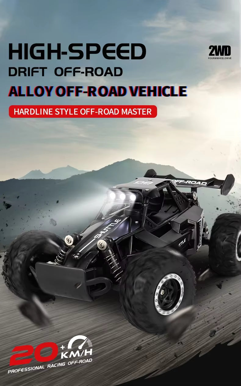 1:20 Scale 2.4G Diecast Stunt RC Car – 5 Channel Remote Control Car with LED Lights CPS320030