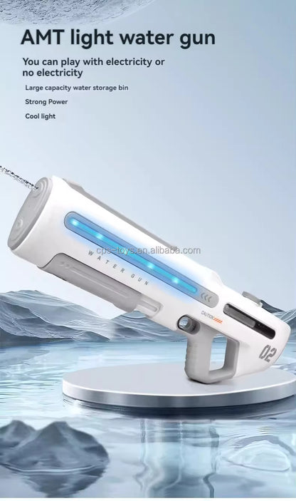 Electric Water Gun Self Priming Automatic Kids Outdoor Water Blaster CPS302954