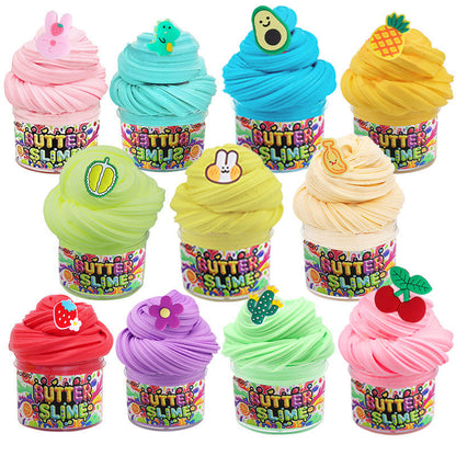 Ice Cream Slime Kit for Kids Multicolor DIY Scented Soft Play Slime Set ICSL12