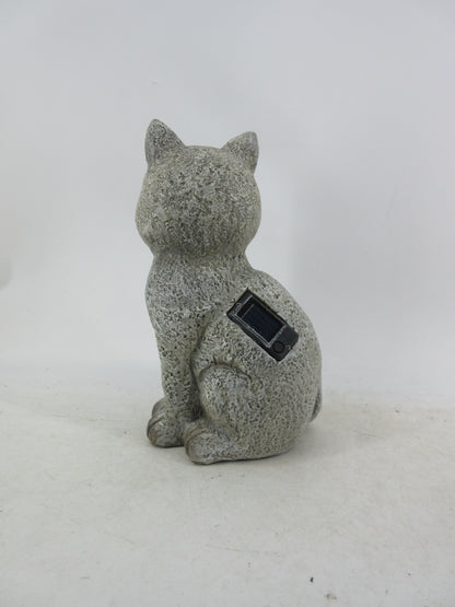 Solar Garden Statues with LED Lights Dog Frog Gnome Highland Cow Rabbit Cat Bear Collection KHSOLAR01