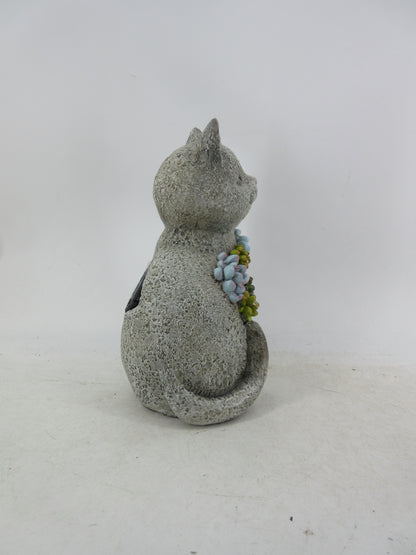 Solar Garden Statues with LED Lights Dog Frog Gnome Highland Cow Rabbit Cat Bear Collection KHSOLAR01
