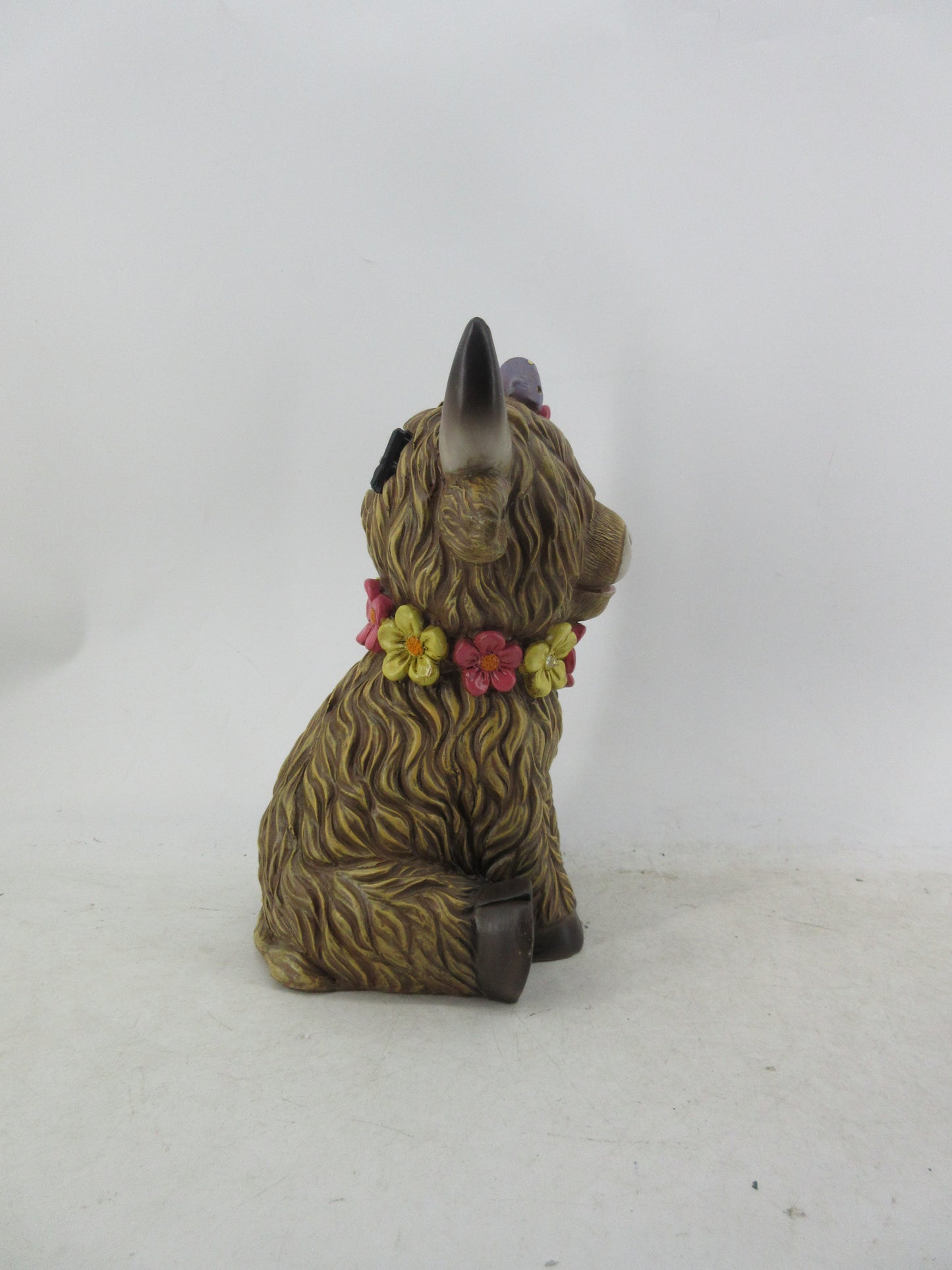 Solar Garden Statues with LED Lights Dog Frog Gnome Highland Cow Rabbit Cat Bear Collection KHSOLAR01