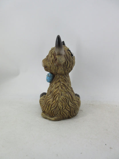Solar Garden Statues with LED Lights Dog Frog Gnome Highland Cow Rabbit Cat Bear Collection KHSOLAR01