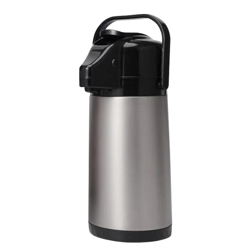 2.5L Stainless Steel Thermal Airpot Coffee Dispenser Pump Carafe Insulated Commercial Grade KFH003