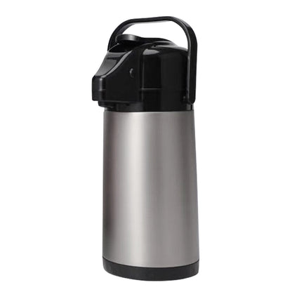 2.5L Stainless Steel Thermal Airpot Coffee Dispenser Pump Carafe Insulated Commercial Grade KFH003