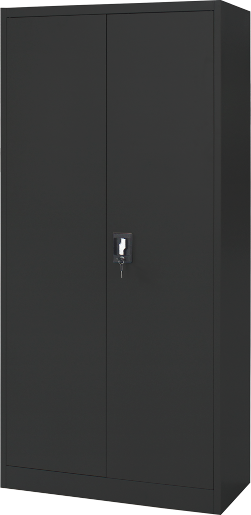 5-Layer Double Wide Lockable Metal Garage Storage Cabinet 72.8" x 35.4" with Steel Doors, Adjustable Shelves &amp; Key Lock KMFC05