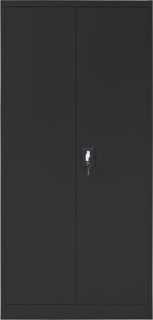 5-Layer Double Wide Lockable Metal Garage Storage Cabinet 72.8" x 35.4" with Steel Doors, Adjustable Shelves &amp; Key Lock KMFC05
