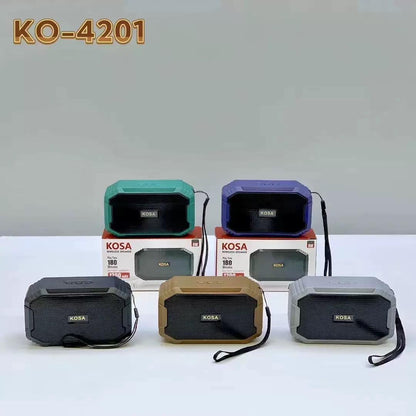 Portable Bluetooth 5.3 Speaker USB TF AUX FM Radio 8W KO4201