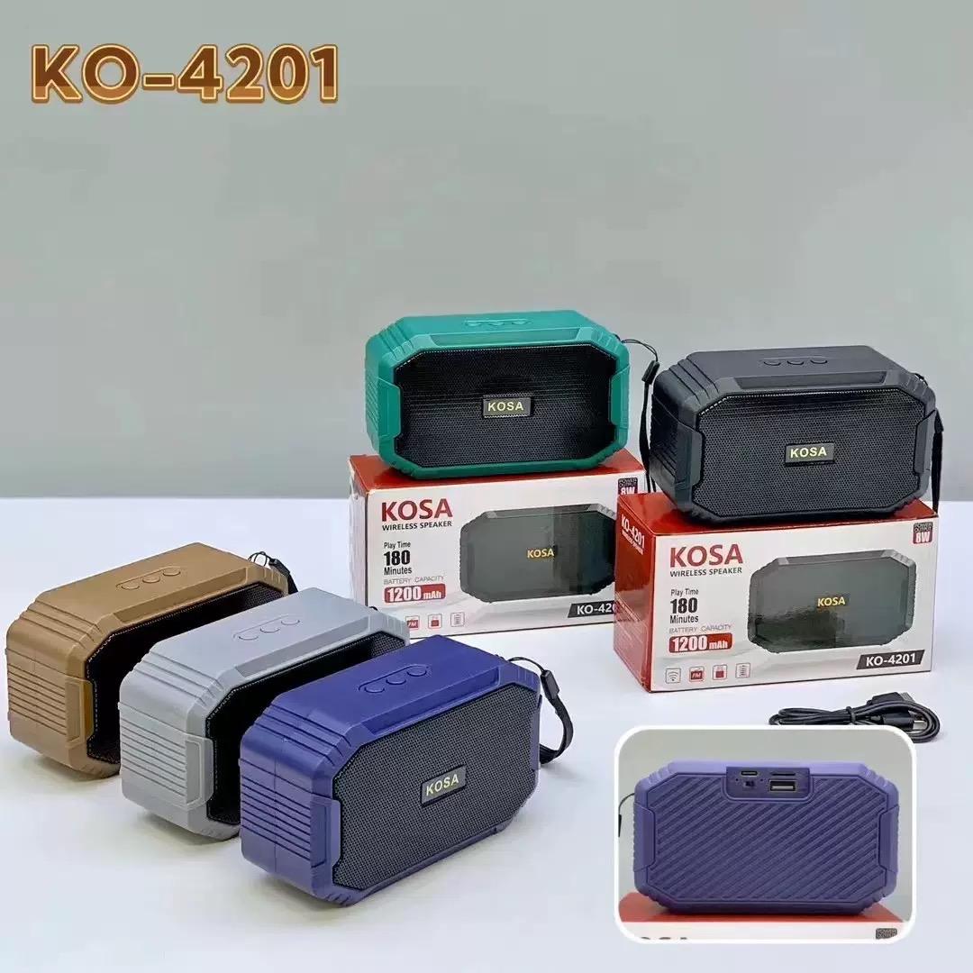 Portable Bluetooth 5.3 Speaker USB TF AUX FM Radio 8W KO4201