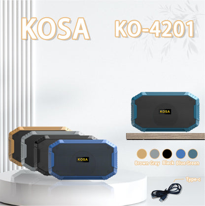 Portable Bluetooth 5.3 Speaker USB TF AUX FM Radio 8W KO4201