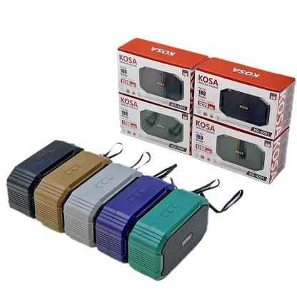 Portable Bluetooth 5.3 Speaker USB TF AUX FM Radio 8W KO4201