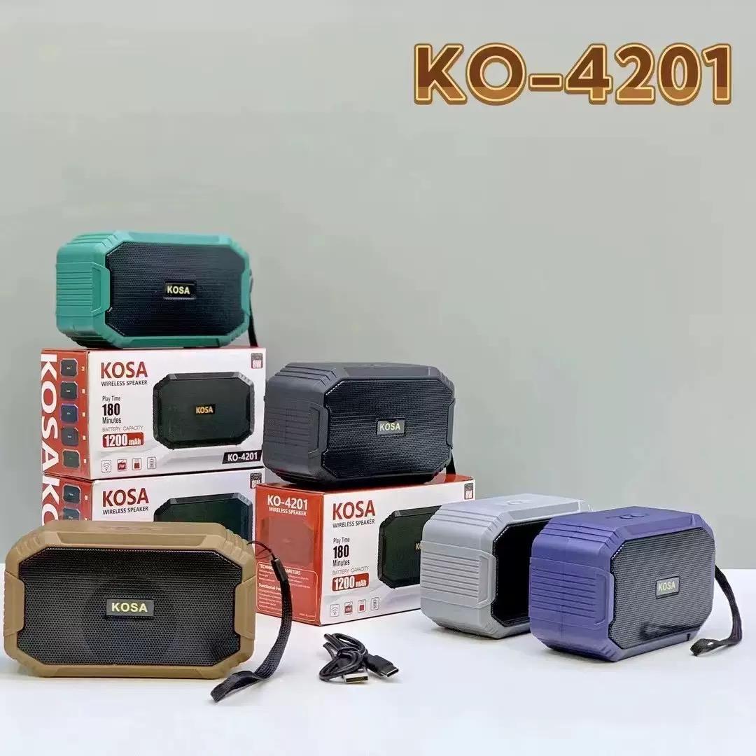 Portable Bluetooth 5.3 Speaker USB TF AUX FM Radio 8W KO4201