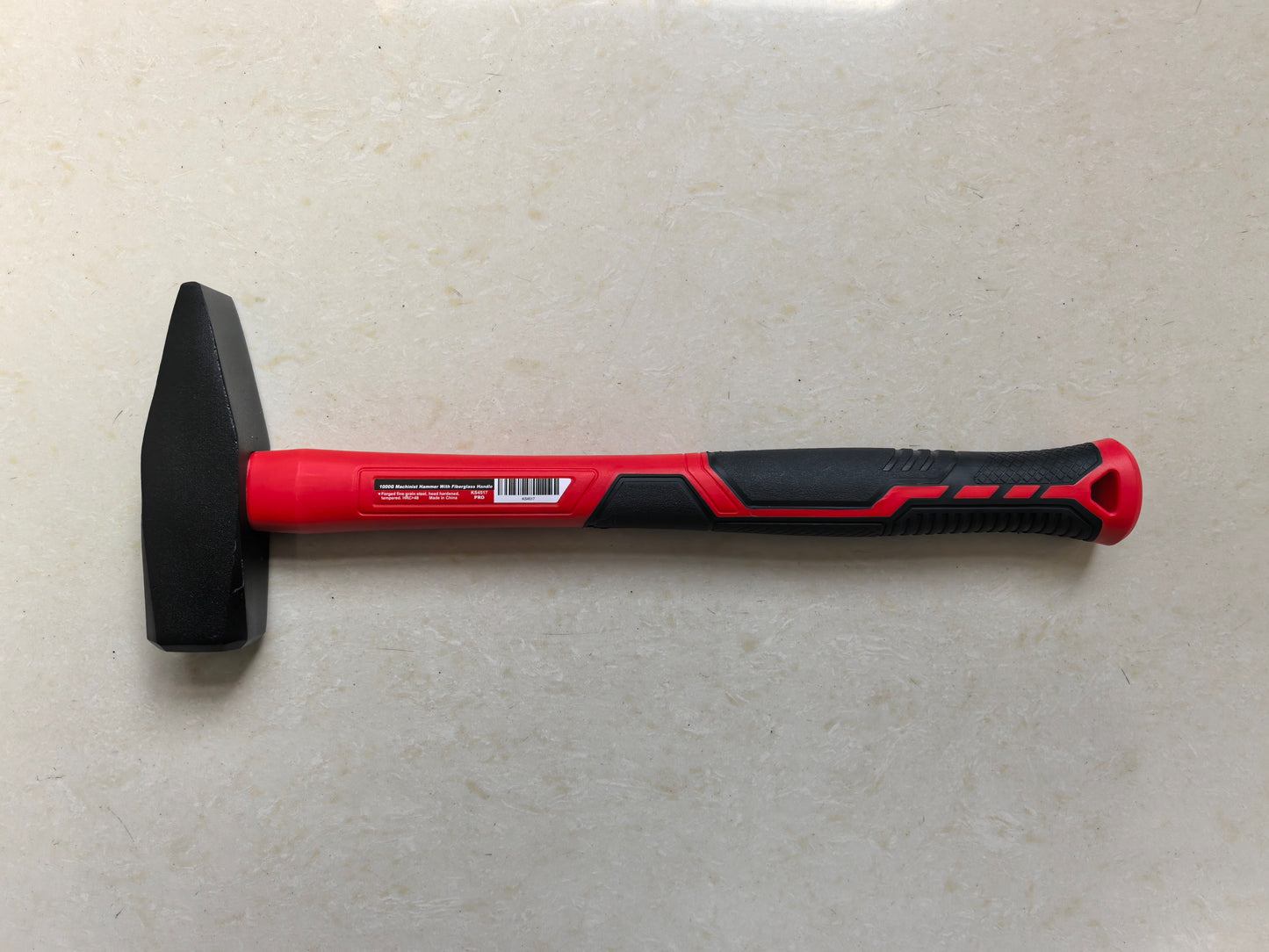 Machinist Hammer Fiberglass Handle 300g 500g 1000g 2000g Steel Head KS4519