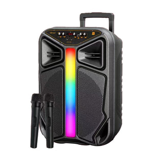 35W Bluetooth Speaker with Tweeter RGB Lights USB TF AUX Mic KTS1849