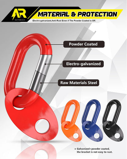 4-Pack Heavy-Duty Engine Lift Brackets 5500 lb Automotive Lifting Set LB7155