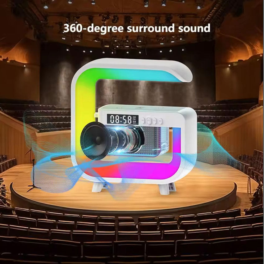 Multifunctional G3 Mini Bluetooth Speaker with LED Light & Wireless Charging LGMG3M