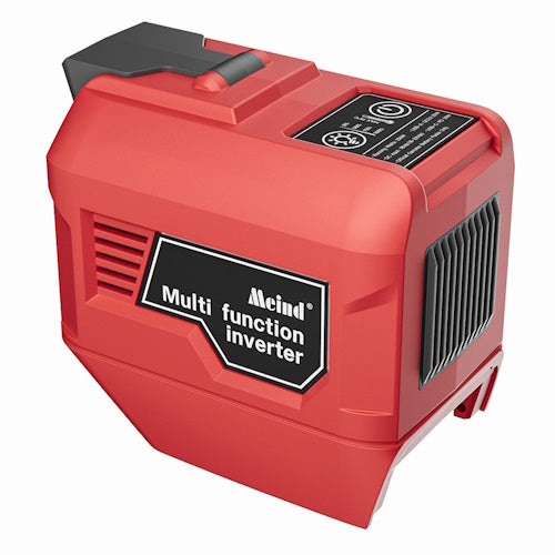 250W Portable Power Inverter for Milwaukee 18V/20V Batteries with 110V AC Outlet, Dual QC3.0 USB Ports, PD20W USB-C & LED Display M720250