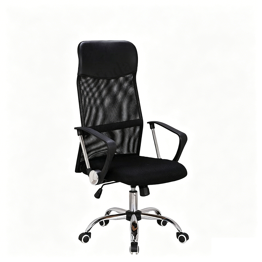 High Back Mesh Office Chair with Adjustable Height & Armrests Ergonomic Swivel Chair MC005