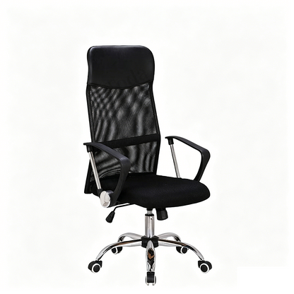 High Back Mesh Office Chair with Adjustable Height & Armrests Ergonomic Swivel Chair MC005