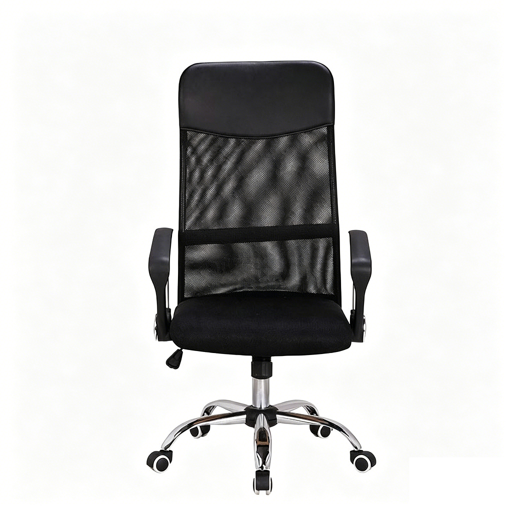 High Back Mesh Office Chair with Adjustable Height & Armrests Ergonomic Swivel Chair MC005