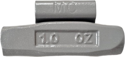 100pc Wheel Weights Set 0.25–1oz Clip-On Assorted Styles