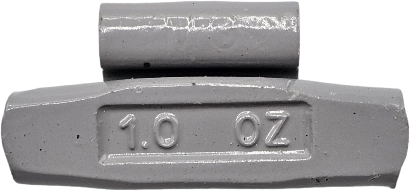 100pc Wheel Weights Set 0.25–1oz Clip-On Assorted Styles
