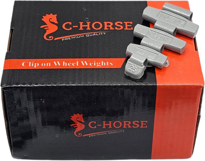 100pc Wheel Weights Set 0.25–1oz Clip-On Assorted Styles