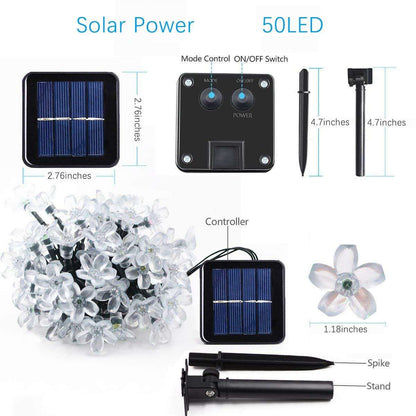Solar Decorative String Lights Garden Outdoor LED Patio Lights Assorted Styles MFSLC