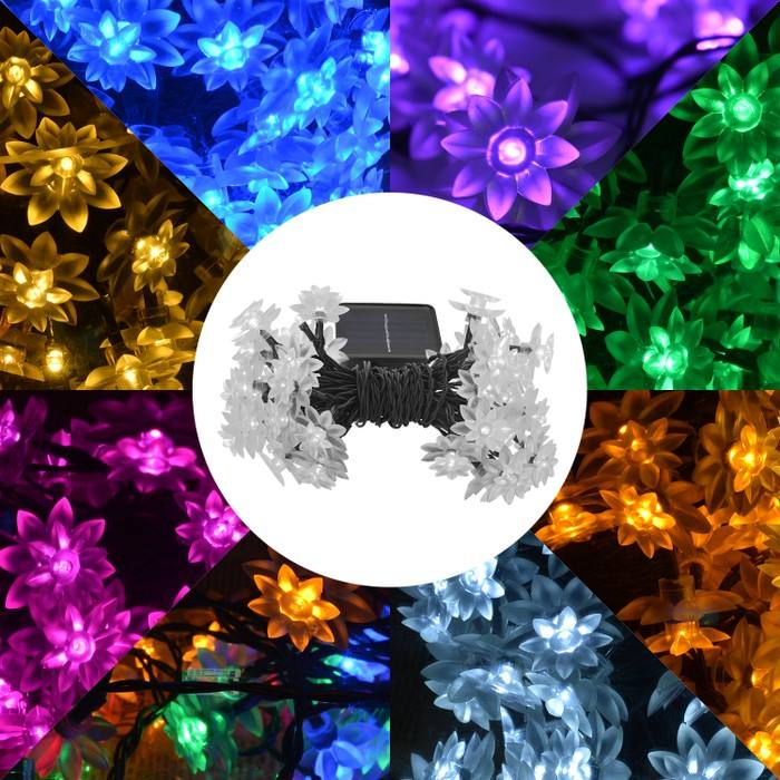 Solar Decorative String Lights Garden Outdoor LED Patio Lights Assorted Styles MFSLC