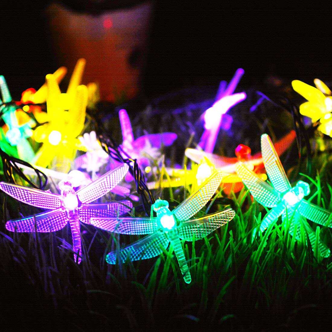 Solar Decorative String Lights Garden Outdoor LED Patio Lights Assorted Styles MFSLC