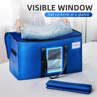 XXXL Moving Tote Bags 4-Pack 28" x 14" x 17" Heavy Duty Storage & Moving Bags MTOTE1