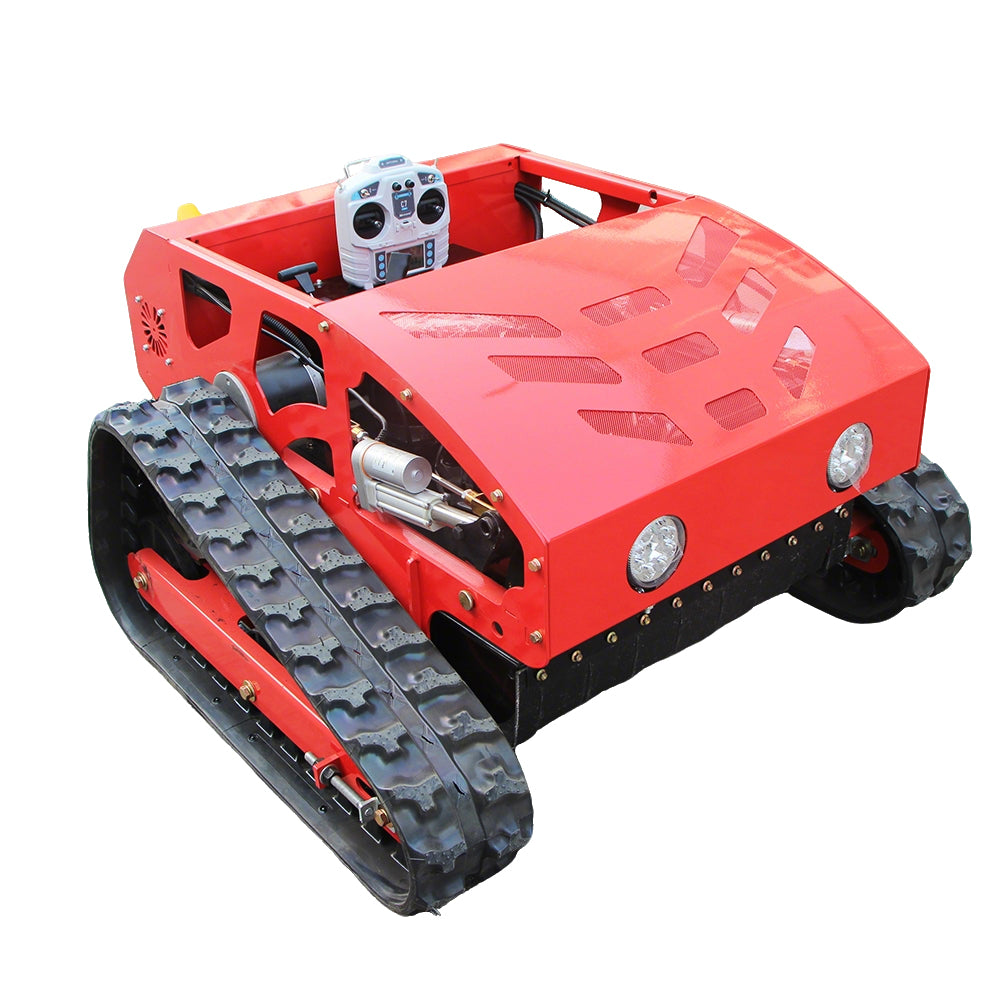 Remote Control 24V Gas Tracked Brush Mower 22" Cutting Width with 9HP Loncin Engine, Electric Start & Lift Control NE550CB