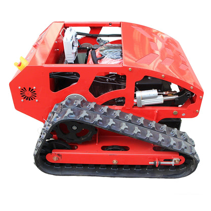 Remote Control 24V Gas Tracked Brush Mower 22" Cutting Width with 9HP Loncin Engine, Electric Start & Lift Control NE550CB