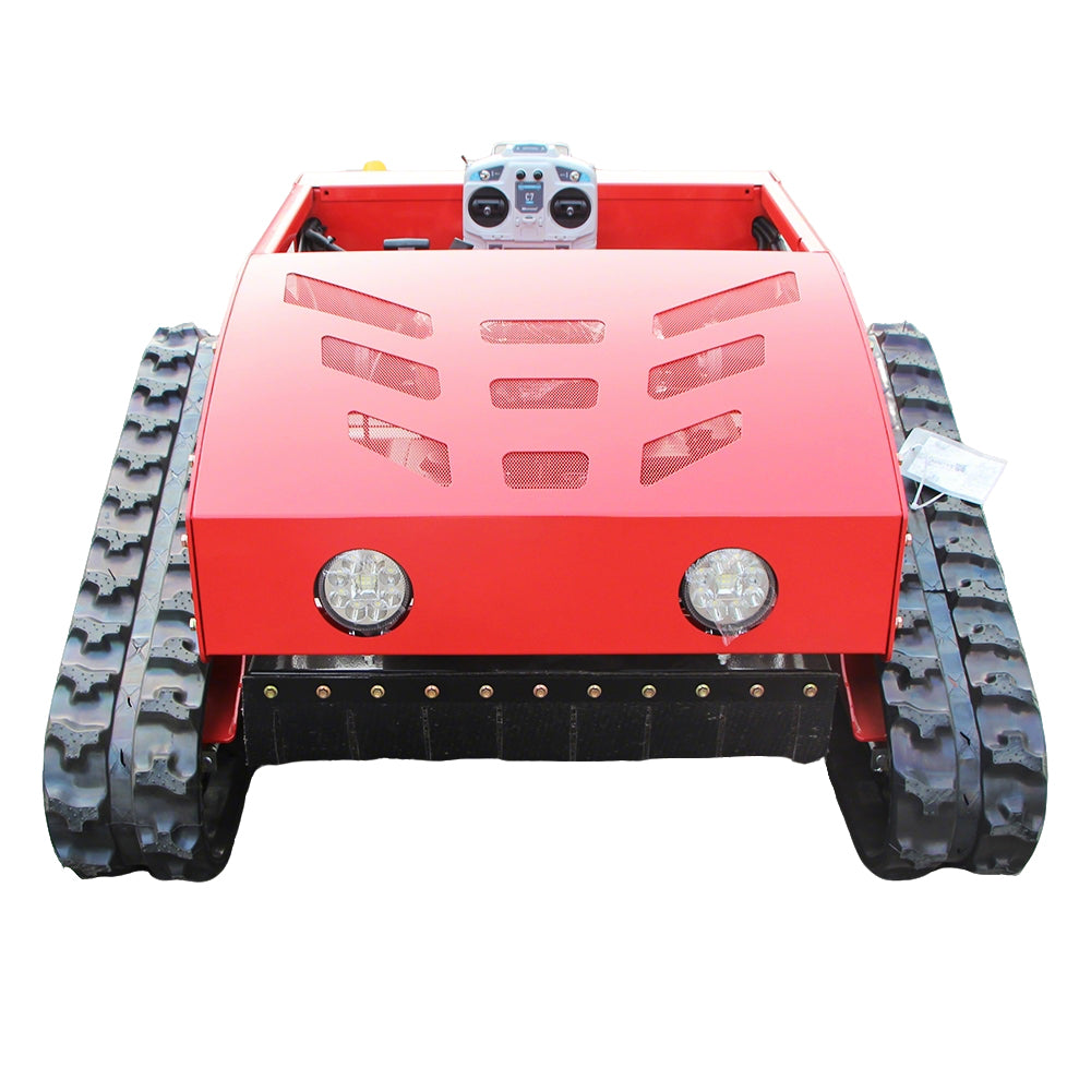 Remote Control 24V Gas Tracked Brush Mower 22" Cutting Width with 9HP Loncin Engine, Electric Start & Lift Control NE550CB