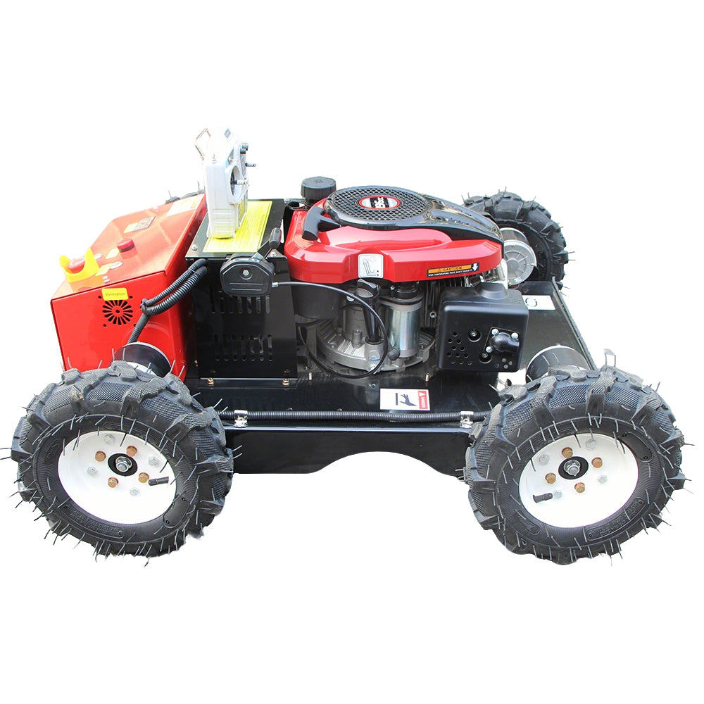 Remote Control Gas Lawn Mower 22" Cutting Width with 9HP Loncin Engine, Electric Start & Lift Control NE550WJ