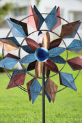 Solar metal wind spinner with LED light glowing in garden
Dual-blade kinetic wind spinner for patio and flower bed
Decorative garden stake spinner with stable base
Solar-powered wind spinner during daytime
Outdoor spinner LED kinetic sculpture