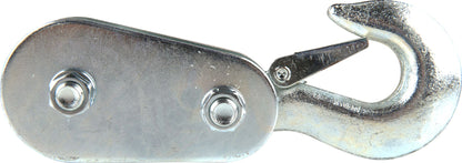 4,000 lb 1/4" Pulley Block with Hook for Rope, Cable, Lifting, Pulling, Garage, Farm & Shop Use PB4134