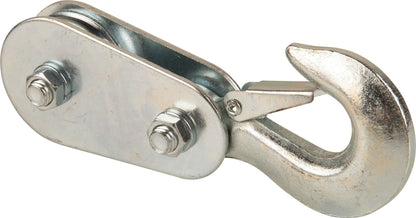 4,000 lb 1/4" Pulley Block with Hook for Rope, Cable, Lifting, Pulling, Garage, Farm & Shop Use PB4134